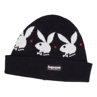 Beaniehue (Sort, Hvid, Rød) fra Supreme Akryl