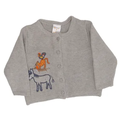 Cardigan (Gray) from Pusblu Cotton