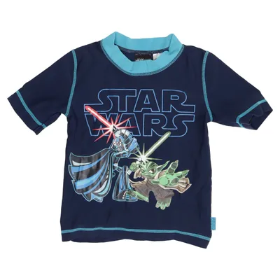 T-shirt de natation (Bleu, Multicolore) de H&M Élasthane, Polyamide