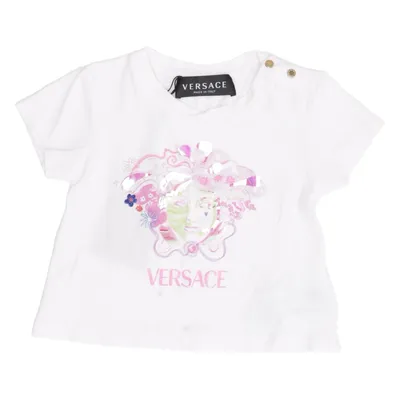 T-shirt (White, Multicolored) from Versace Cotton, Elastane