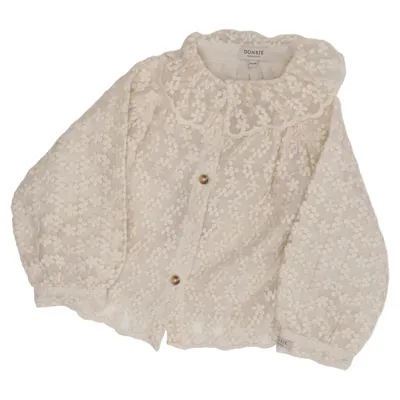 Bluse (Weiß) von Donsje Baumwolle, Polyester