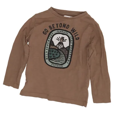Långärmad t-shirt (Beige) från STC Bomull