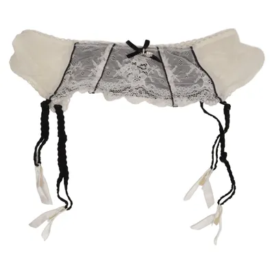 Jarretelle (Blanc, Noir) de Knickerbox