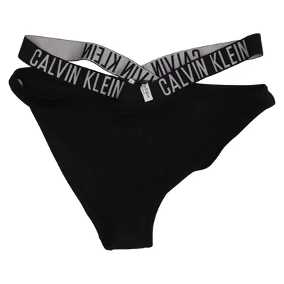 Bikiniunderdel (Sort) fra Calvin Klein Swimwear Elastan, Polyester