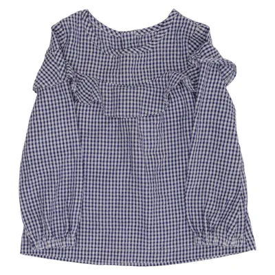 Bluse (Blå, Hvid) fra Nutmeg Genanvendt polyester