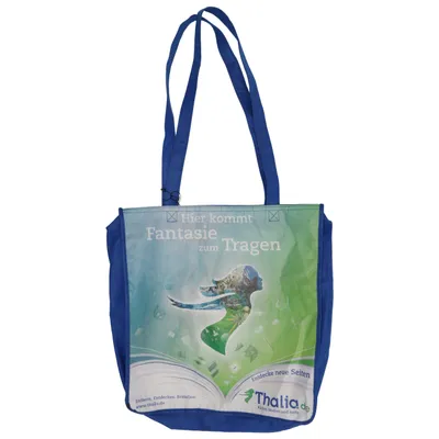 Sac en toile (Bleu, Vert, Blanc) de Thalia