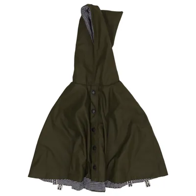 Rain jacket (Green, White, Blue) from Petit Bateau Cotton, Polyester, Polyurethane