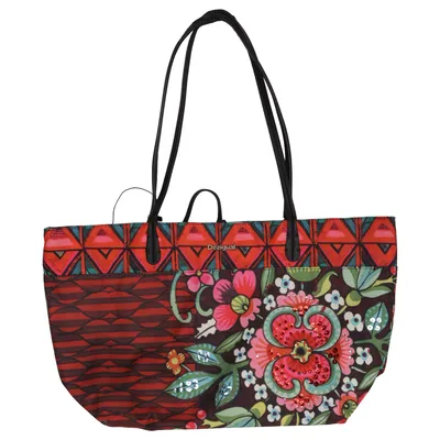 Canvas bag (Red, Multicolored) from Desigual