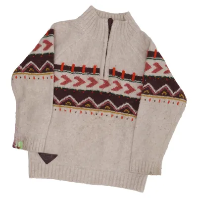 Sweater (Beige, Flerfarvet) fra Boboli Akryl, Polyamid, Polyester, Uld