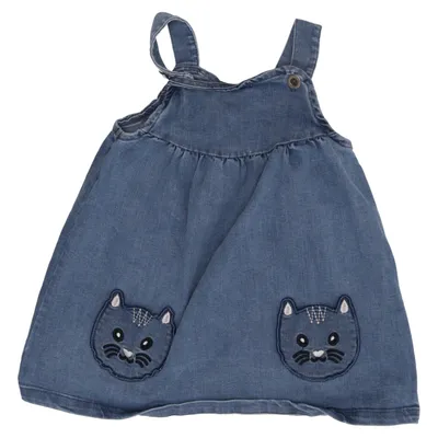 Denimspencer (Blå) fra Happy Girls Bomuld, Elastan