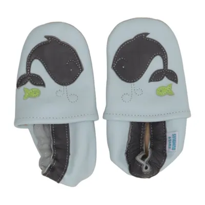 Baby Sockenschuhe (Blau, Grau, Grün) von Juicy Bumbles Leder