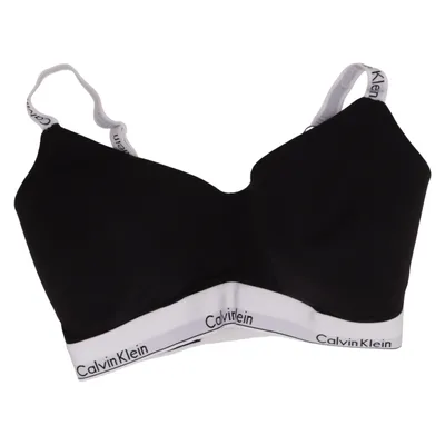 Bralette (Sort, Hvid) fra Calvin Klein Bomuld, Elastan, Modal