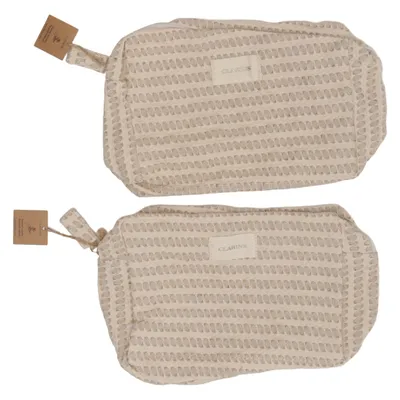 Toilettaske (Beige) fra Clarins