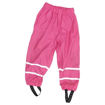Rain pants (Pink) from Fixoni Polyester, Polyurethane