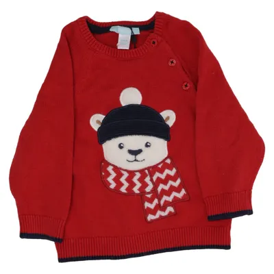 Julesweater (Rød, Flerfarvet) fra Obaïbi