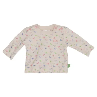 Lange mouwen shirt (Wit, Meerkleurig) van Bornino Katoen