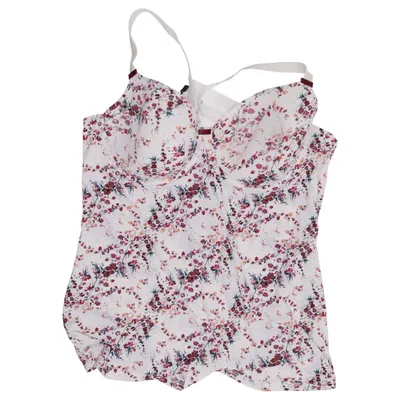 Bustier (Wit, Meerkleurig) van Viania Elastaan, Polyamide, Polyester