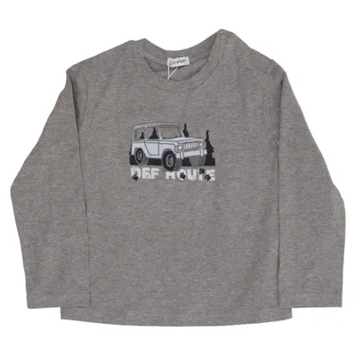 Long sleeve T-shirt (Gray) from Gymp Cotton, Elastane
