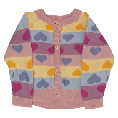 Cardigan (Pink, Blue, Yellow, Multicolored) from Alana Organic cotton