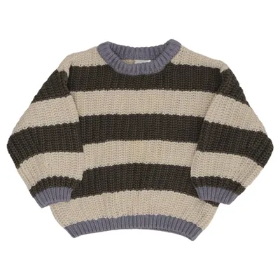 Strickpullover (Beige, Grün, Blau) von Zara Baumwolle