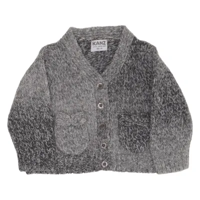 Cardigan (Grå, Hvid) fra Kanz Akryl, Polyamid