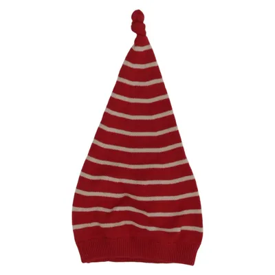 Beanie (Rood, Beige) van F/BEL/B Organisch katoen