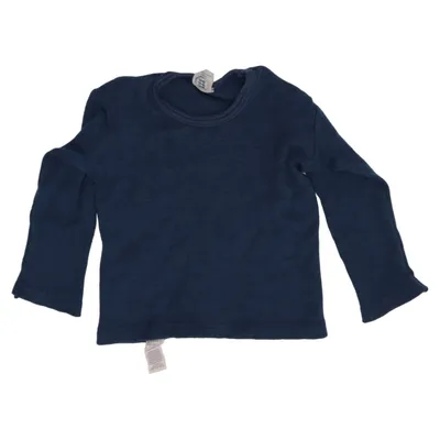 Haut thermique (Bleu) de Cosilana Soie, Laine