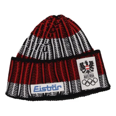 Beanie (Red, Black, White) from Eisbär Polyester