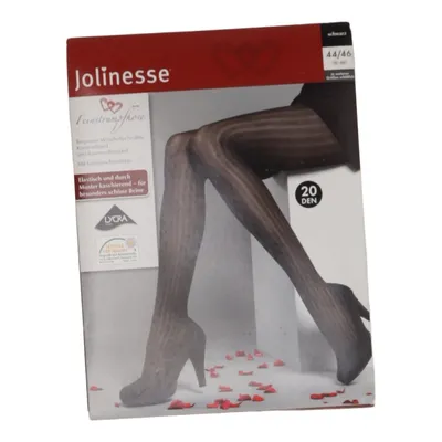 Collants en nylon (Noir) de Jolinesse Élasthane, Polyamide