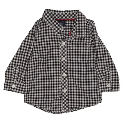 Skjorte (Sort, Hvid) fra BabyGap Bomuld