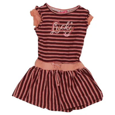 Robe (Rouge, Rose) de Jubel Coton, Fibre métallique