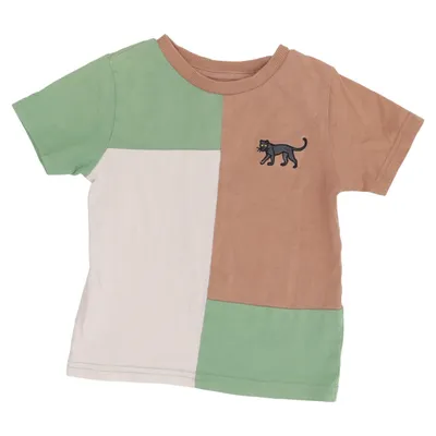 T-shirt (Green, Beige, Brown) from Alana Cotton