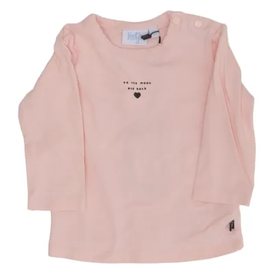 T-shirt à manches longues (Rose) de Feetje Élasthane, Coton biologique