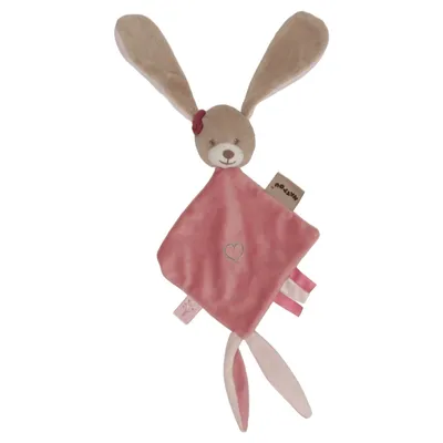 Knuffeldoekje (Roze, Bruin) van Nattou