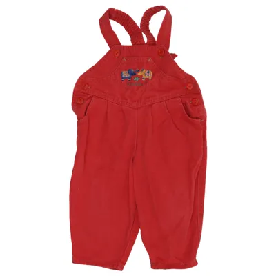 Tuinbroek (Rood) van Sanetta Katoen