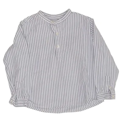 T-shirt manches longues (Blanc, Bleu) de Gocco