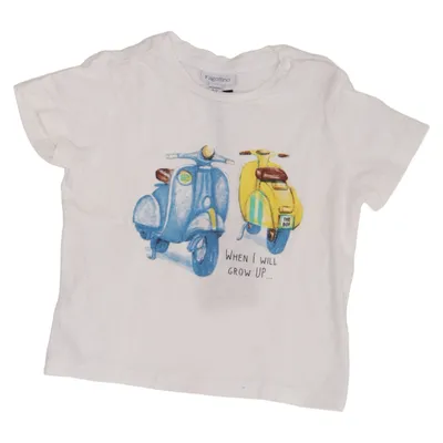 T-shirt (Hvid, Flerfarvet) fra Fagottino