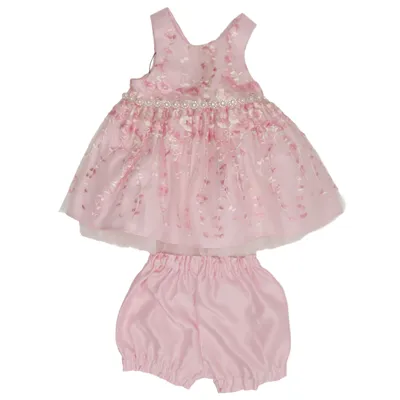 Blomsterpigekjole (Pink) fra American Princess Polyester