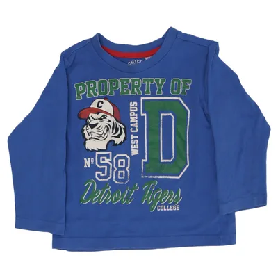 Long sleeve T-shirt (Blue, Multicolored) from Chicco Cotton