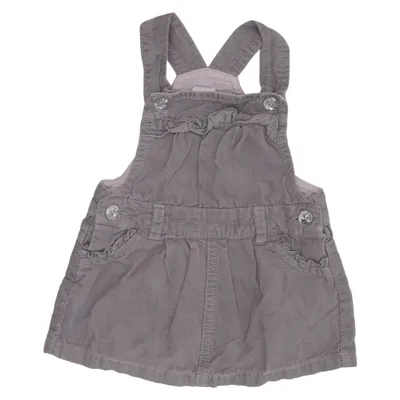 Dungaree dress (Gray) from Baby Club by C&A Cotton