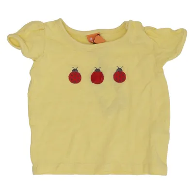 T-shirt (Gul) fra Pusblu Bomuld