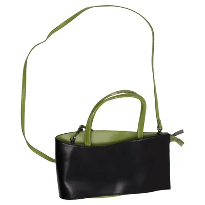 Umhängetasche (Schwarz, Grün) von Daniela Moda