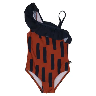 Maillot de bain une pièce (Bleu, Marron, Multicolore) de Carlijnq Élasthane, Polyamide