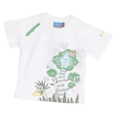 T-shirt (Blanc, Multicolore) de Topolino Coton