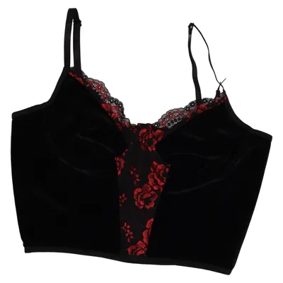Bustier (Schwarz, Rot) von Cider