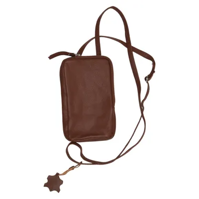Mobile bag (Brown) from LS Leather