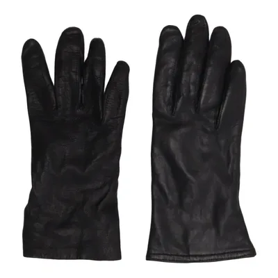 Läderhandskar (Svart) från Yorn Skinn, Polyester