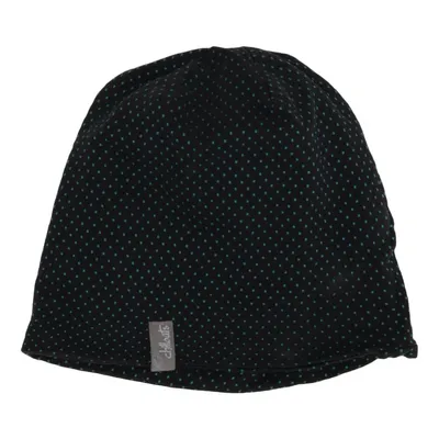 Beanie (Black, Turquoise) from Chillouts Cotton, Polyamide