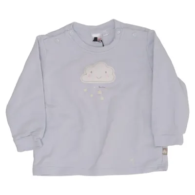 Lange mouwen shirt (Blauw) van Bornino Katoen, Elastaan