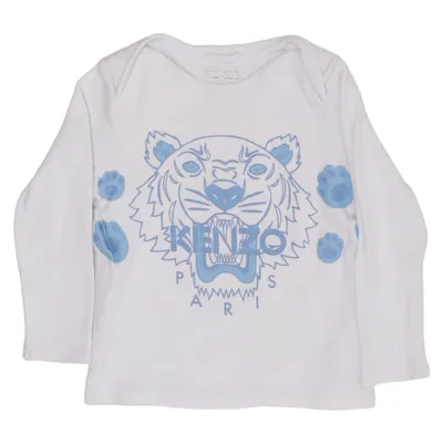 Body (Weiß, Blau) von Kenzo Kids Bio-Baumwolle